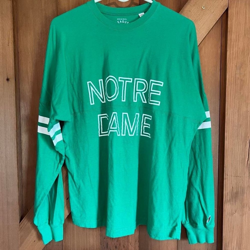 Notre Dame Long Sleeve Shirt Size-M
